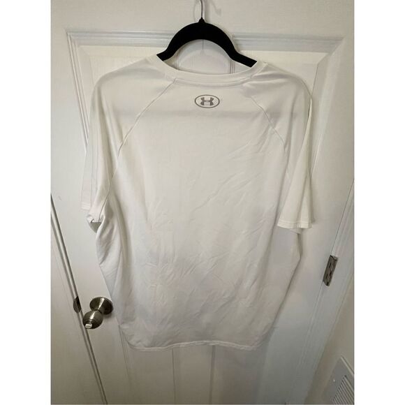 Under Armour mens white tshirt XL The Tech Tee - Picture 2 of 5